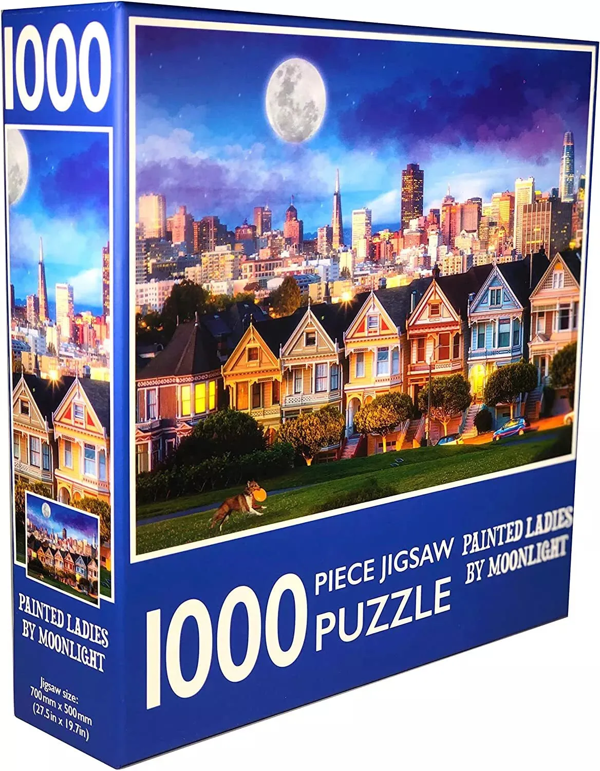 1000-Piece Jigsaw Puzzle, Painted Ladies By Moonlight