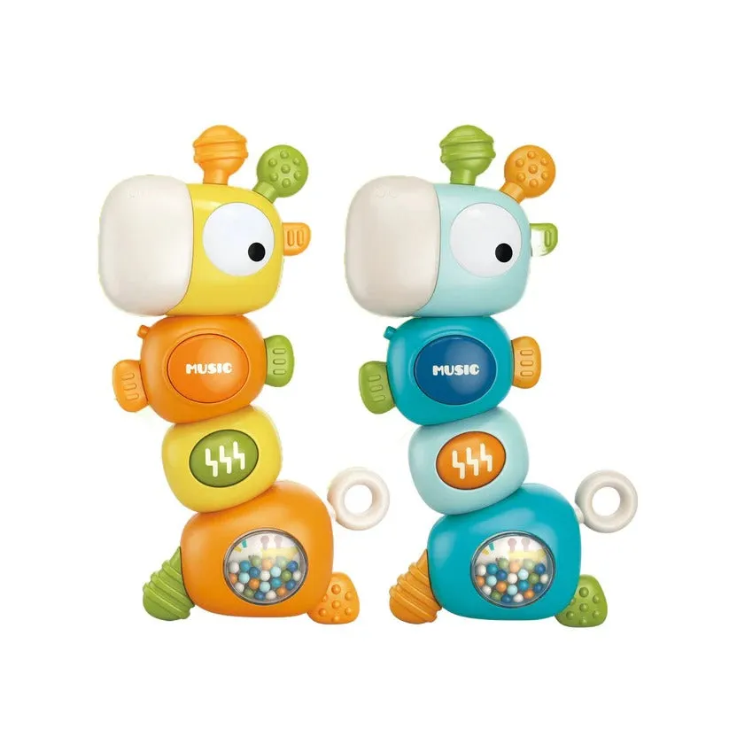 [2 Pack] Maya & Friends Giraffe Multi Stage Baby Rattle