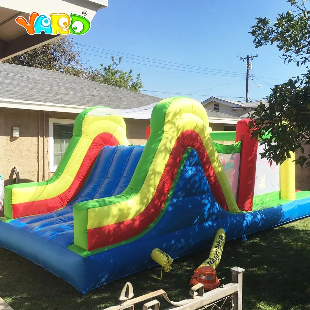 21FT Giant Inflatable Jumping Castle with Slide & Obstacle Course – Premium 6-in-1 Bounce House for Kids, Parties, & Events – Includes 950W Blower