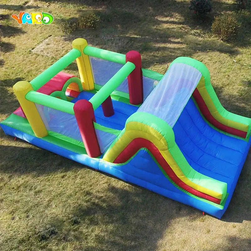 21FT Giant Inflatable Jumping Castle with Slide & Obstacle Course – Premium 6-in-1 Bounce House for Kids, Parties, & Events – Includes 950W Blower