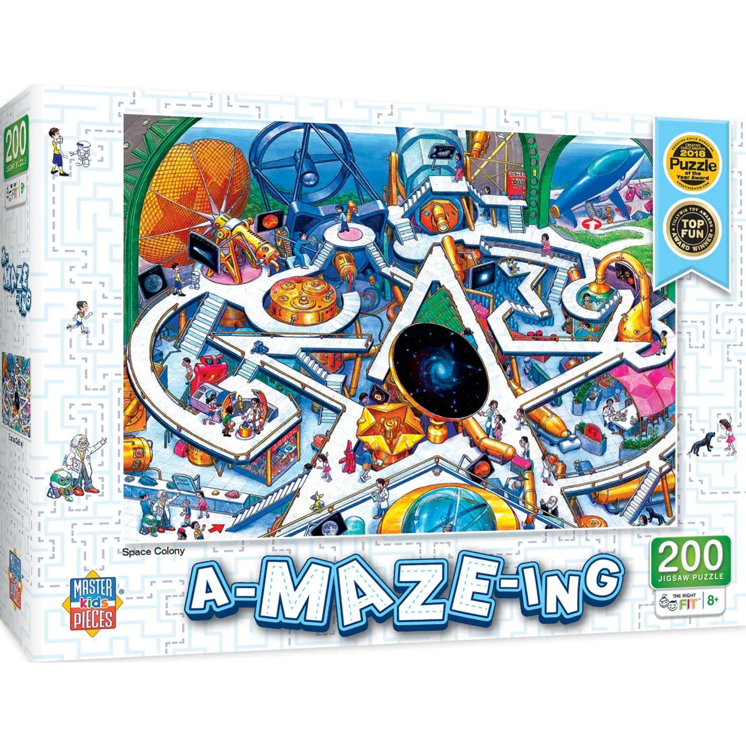 A-Maze-ing - Space Colony 200 Piece Jigsaw Puzzle