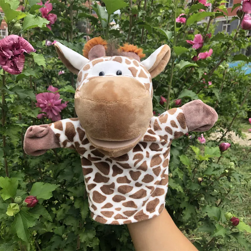 Animal Hand Puppet Plush Toy Storytelling Educational Toy for Kids