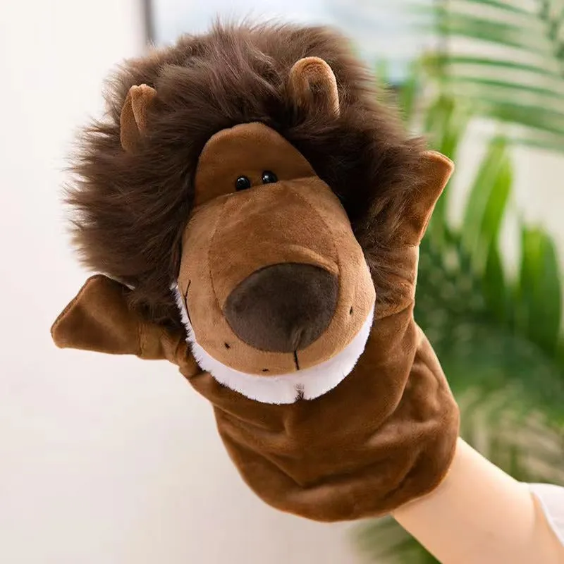 Animal Hand Puppet Plush Toy Storytelling Educational Toy for Kids