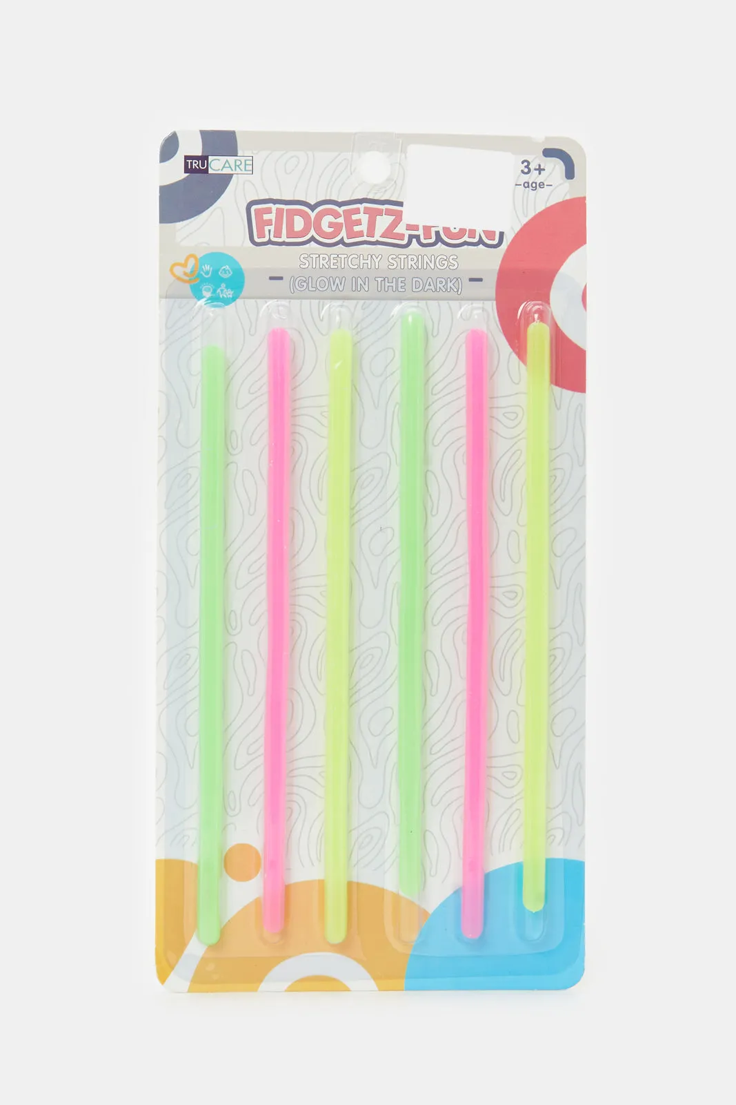 Assorted Fidgetz Fun Stretchy Strings (Glow In The Dark)