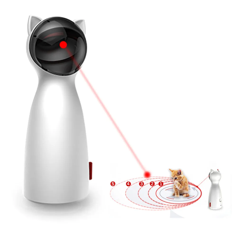 Automatic Interactive Smart Teasing Pet LED Laser Cat Toys