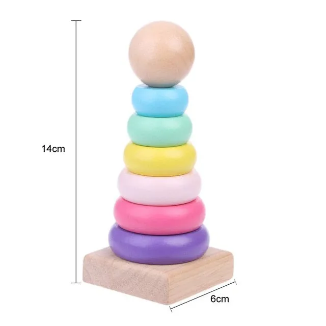 Baby Montessori Educational Math Toy Wooden mini Circles Bead Wire Maze Roller Coaster Abacus Puzzle toys For Kids Boy Girl Gift