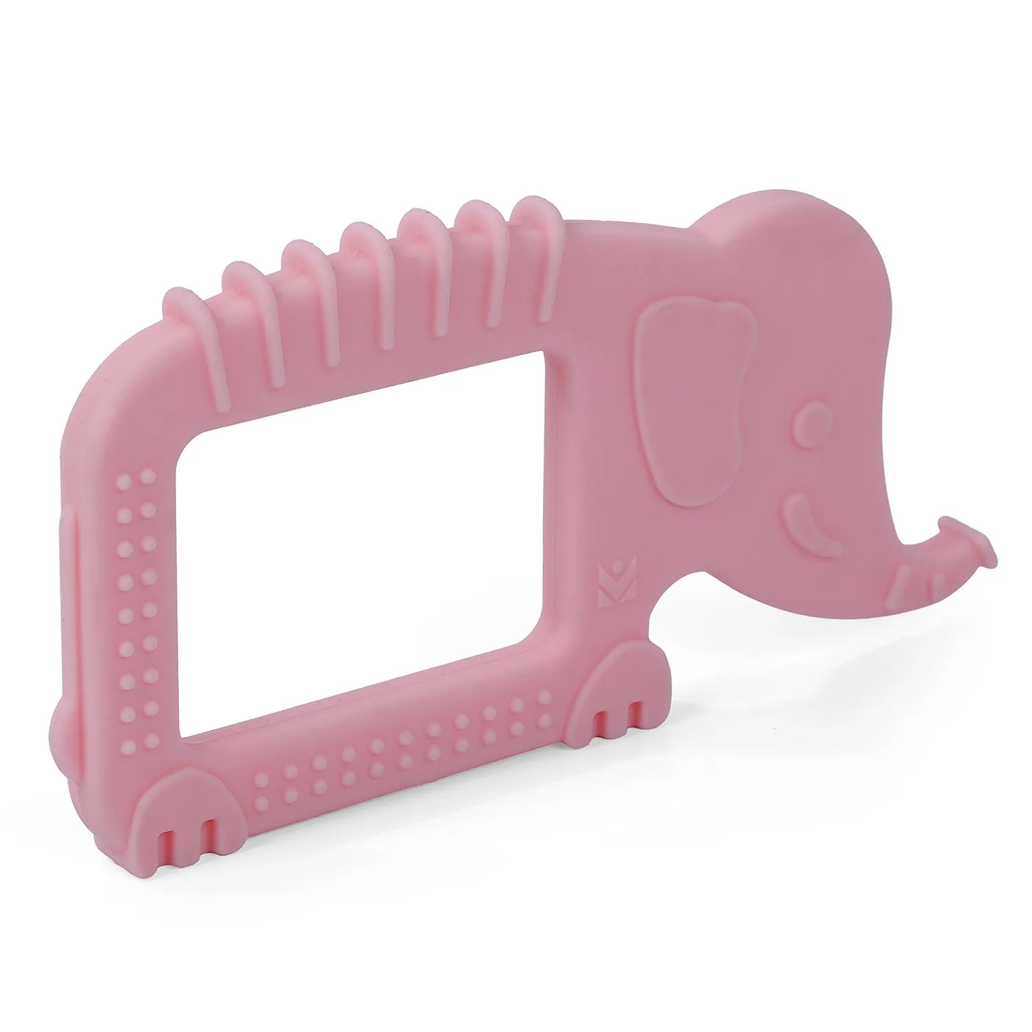 Baby Moo Elephant Soothing Silicon Teether BPA And Toxin Free - Pink