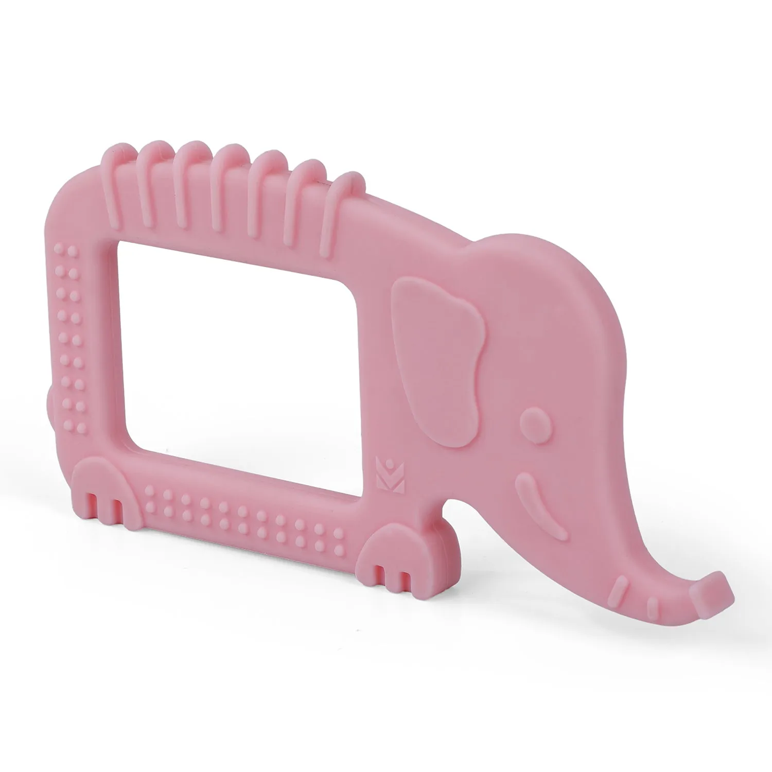 Baby Moo Elephant Soothing Silicon Teether BPA And Toxin Free - Pink