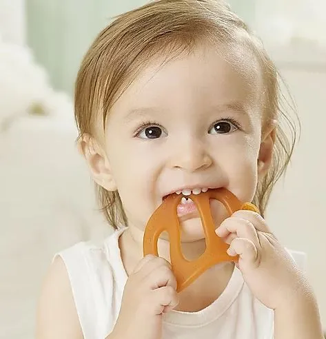 Babycare Ocean Nano Silver Silicone Teether -  Fish