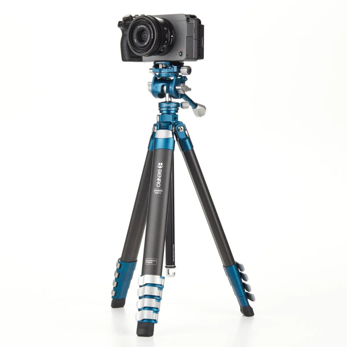 Benro CyanBird Carbon Fiber 5 Section Tripod Kit with FS20PRO 2 in 1 Hybrid Tripod Head