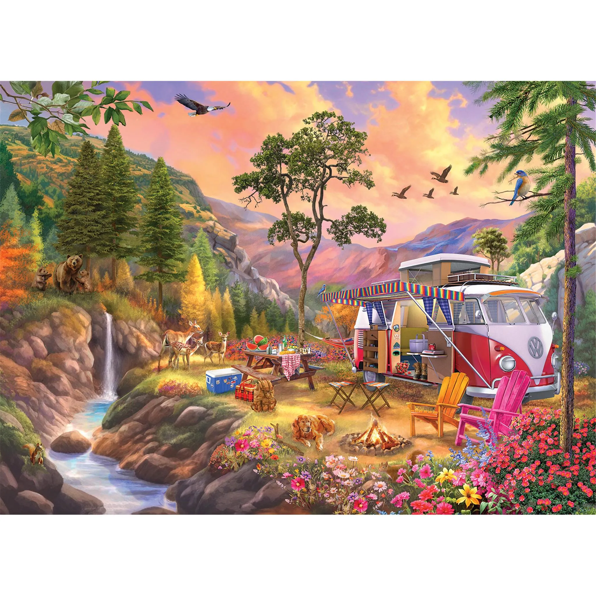 Campers Paradise 1000 Piece Puzzle