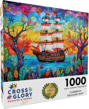 Caribbean Treasure Hunt - 1000 Piece Jigsaw Puzzle