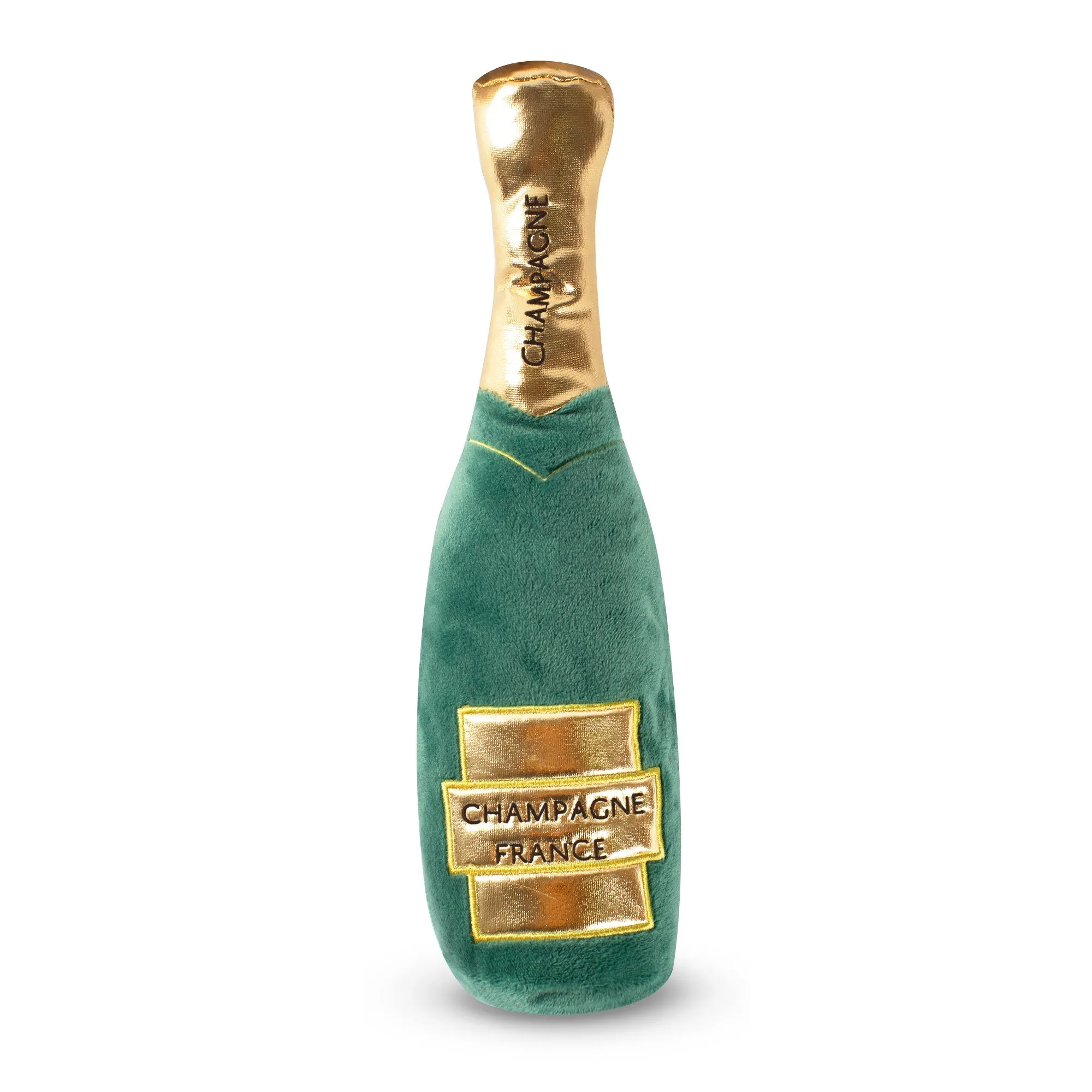 Champagne Bottle Dog Toy