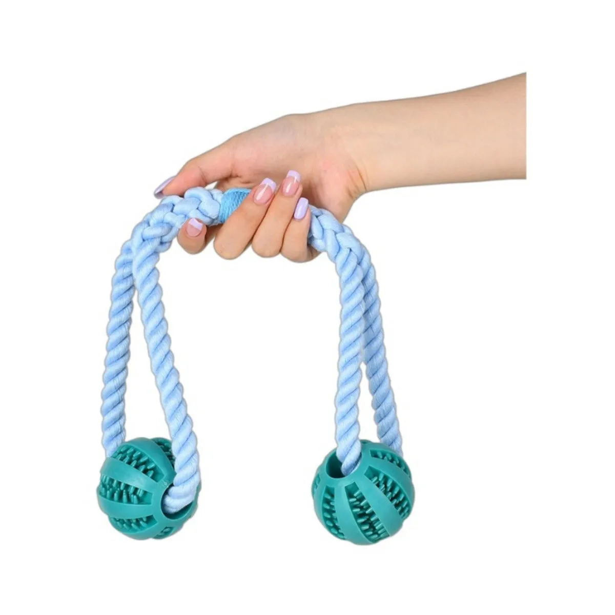 Chewia  - Braided Rope Ball Tug Toy