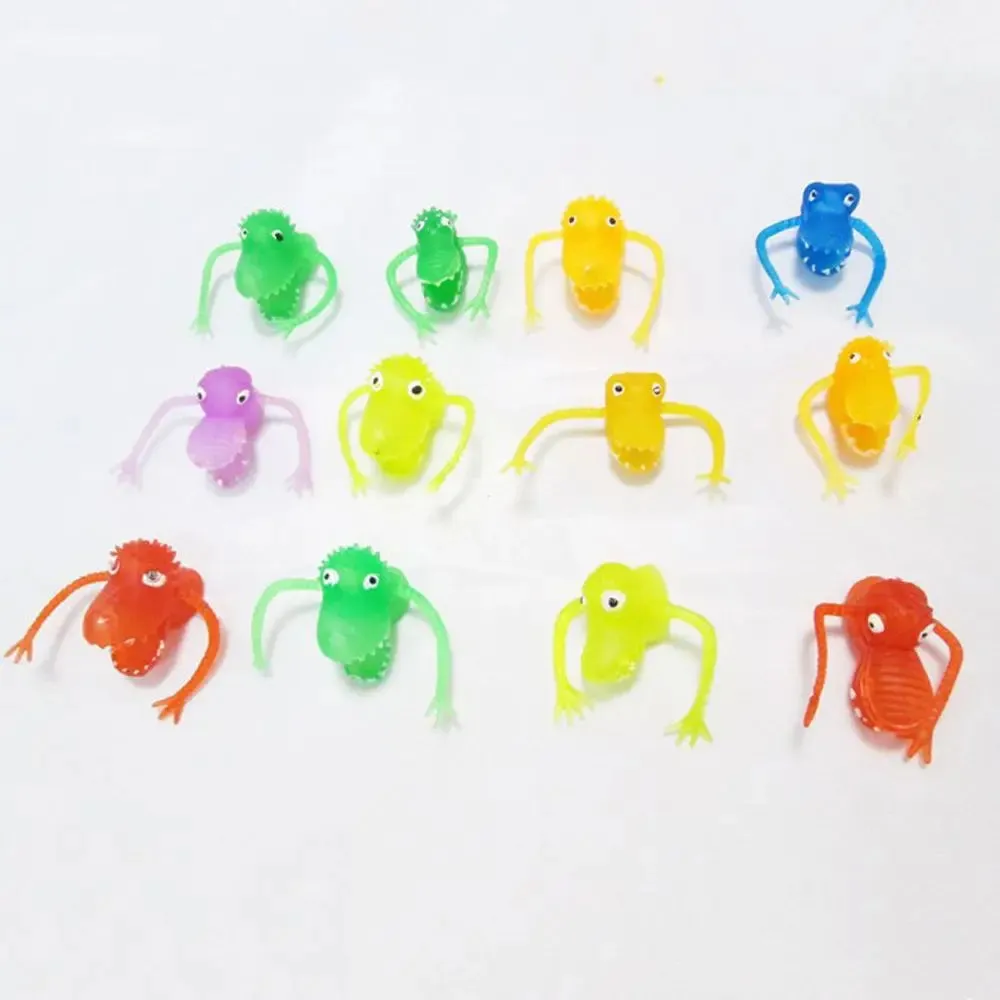 Colorful Mini PVC Puppet Party Favors - Set of 10 Fun Fillers