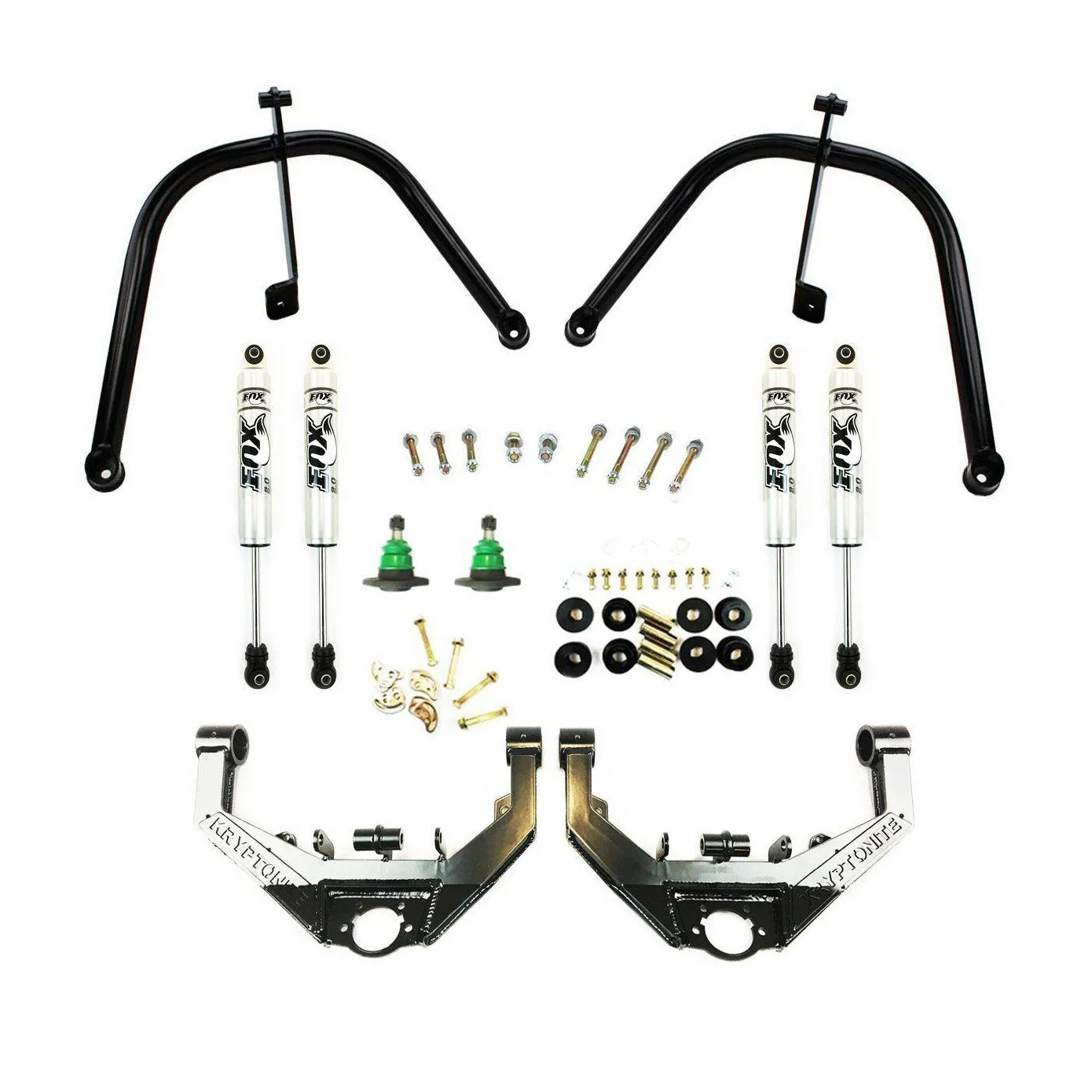 *Discontinued* 2001-2010 Duramax KRYPTONITE Dual Shock Hoop Package w/ Stage 2 Control Arms (10KRSHP)