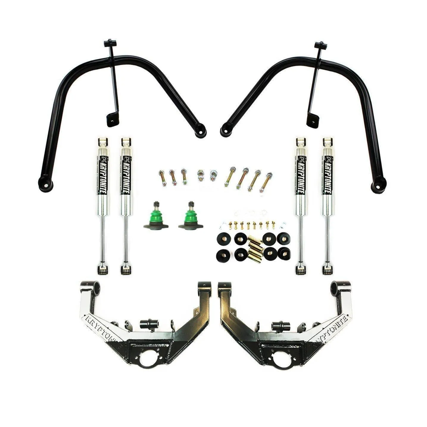 *Discontinued* 2001-2010 Duramax KRYPTONITE Dual Shock Hoop Package w/ Stage 2 Control Arms (10KRSHP)