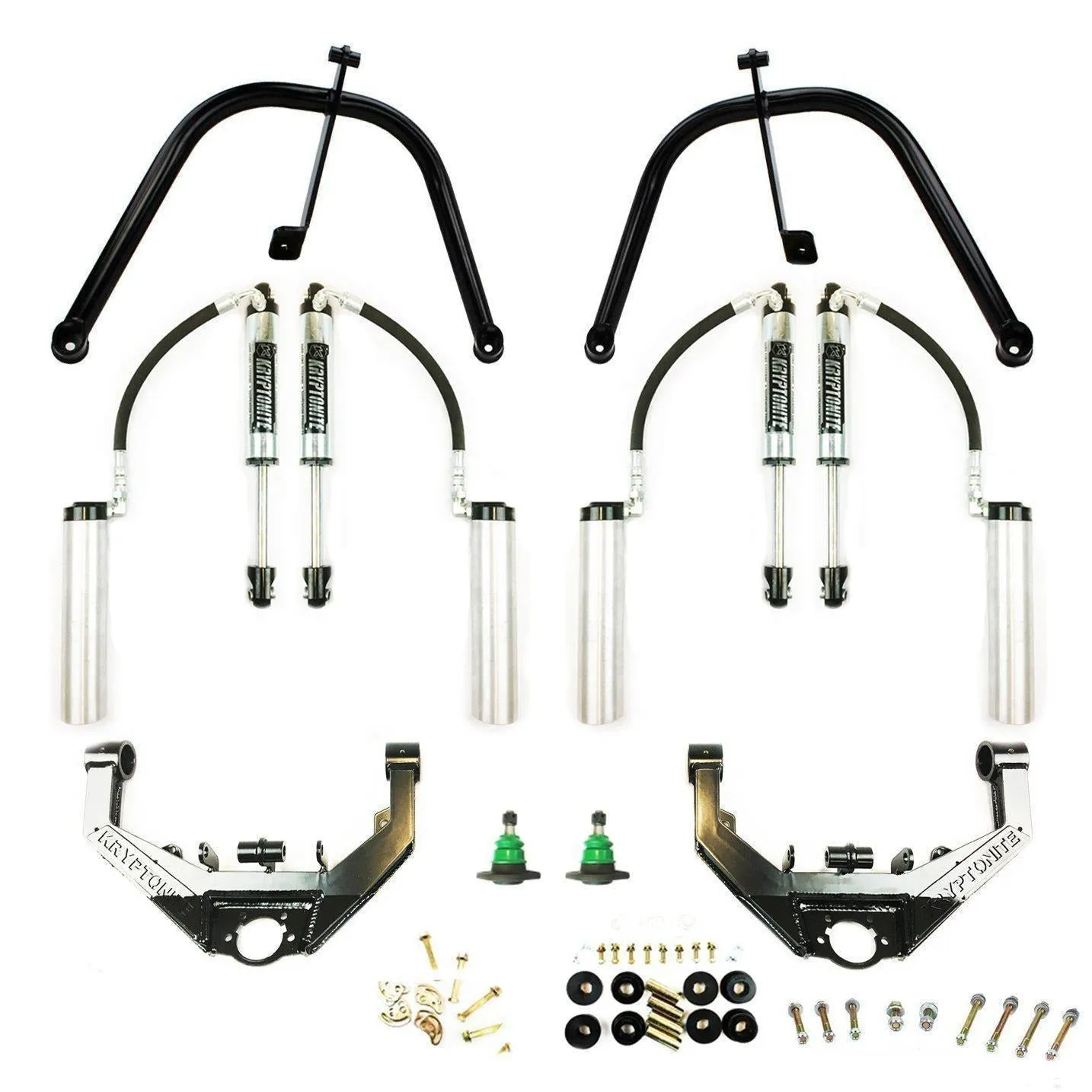 *Discontinued* 2001-2010 Duramax KRYPTONITE Dual Shock Hoop Package w/ Stage 2 Control Arms (10KRSHP)