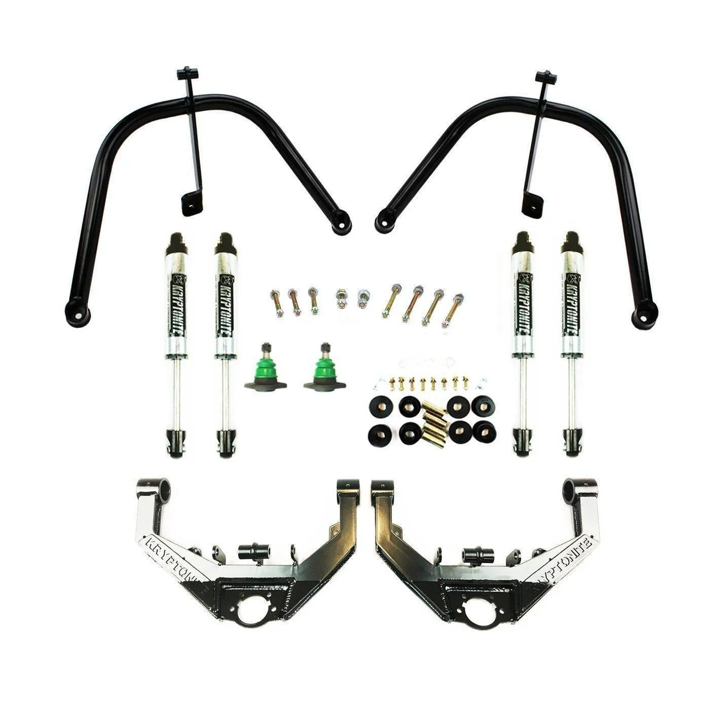 *Discontinued* 2001-2010 Duramax KRYPTONITE Dual Shock Hoop Package w/ Stage 2 Control Arms (10KRSHP)