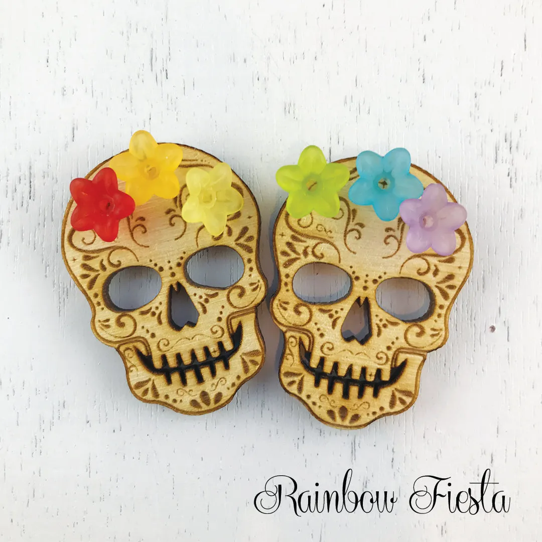 DIY Day of the Dead Skull Kit Earrings