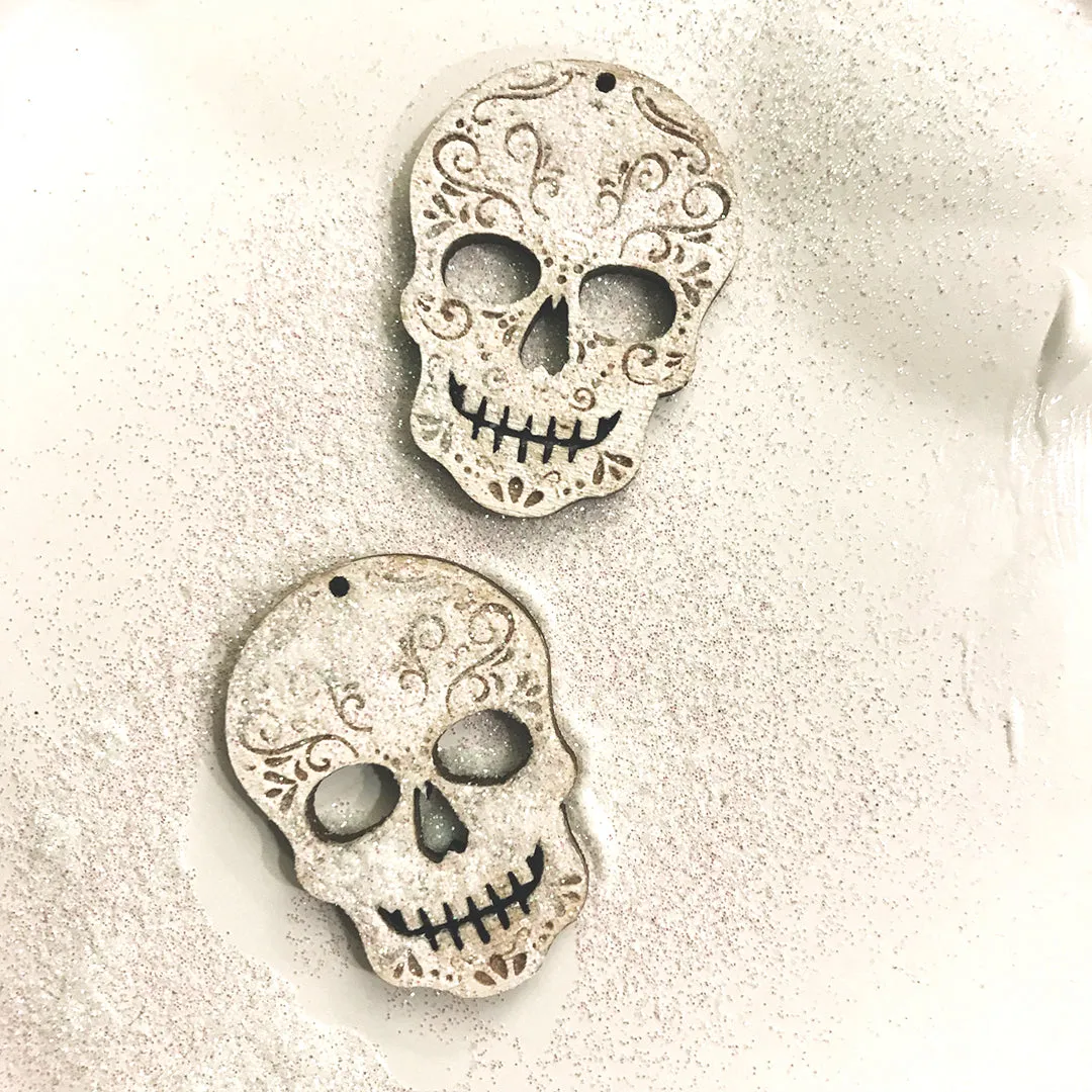 DIY Day of the Dead Skull Kit Earrings