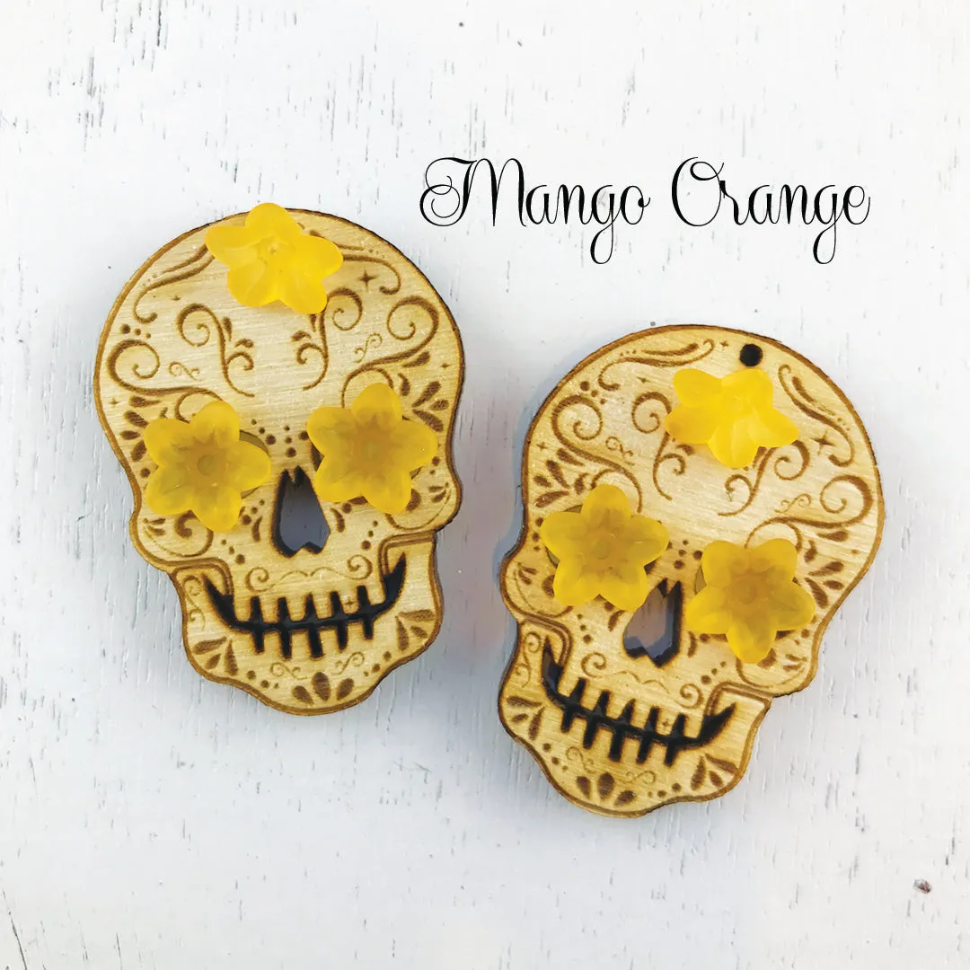 DIY Day of the Dead Skull Kit Earrings