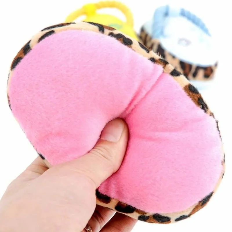 Dog slipper chew toy