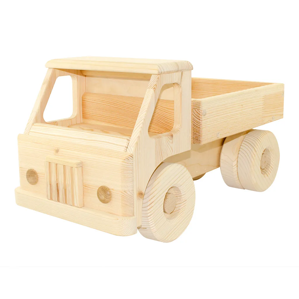 Extra Large Wooden Toy Truck With Blocks - Junior