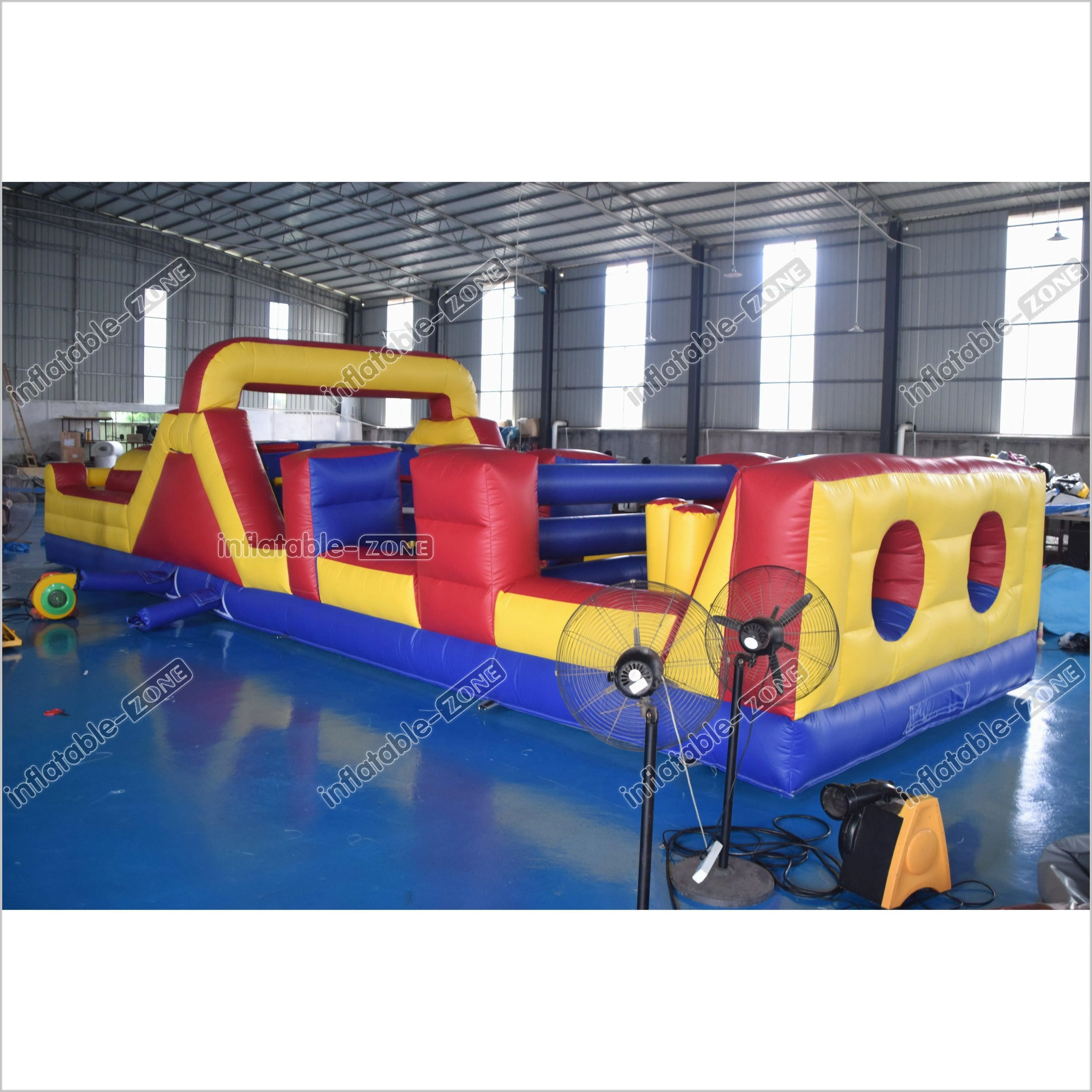 Extreme Inflatable Obstacle Course Warrior Jump Inflatable Floating Obstacle Course For Sale