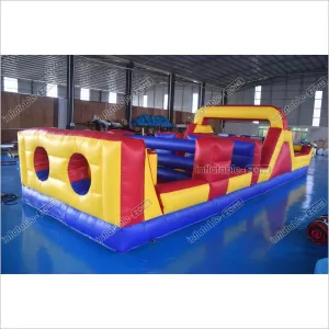 Extreme Inflatable Obstacle Course Warrior Jump Inflatable Floating Obstacle Course For Sale