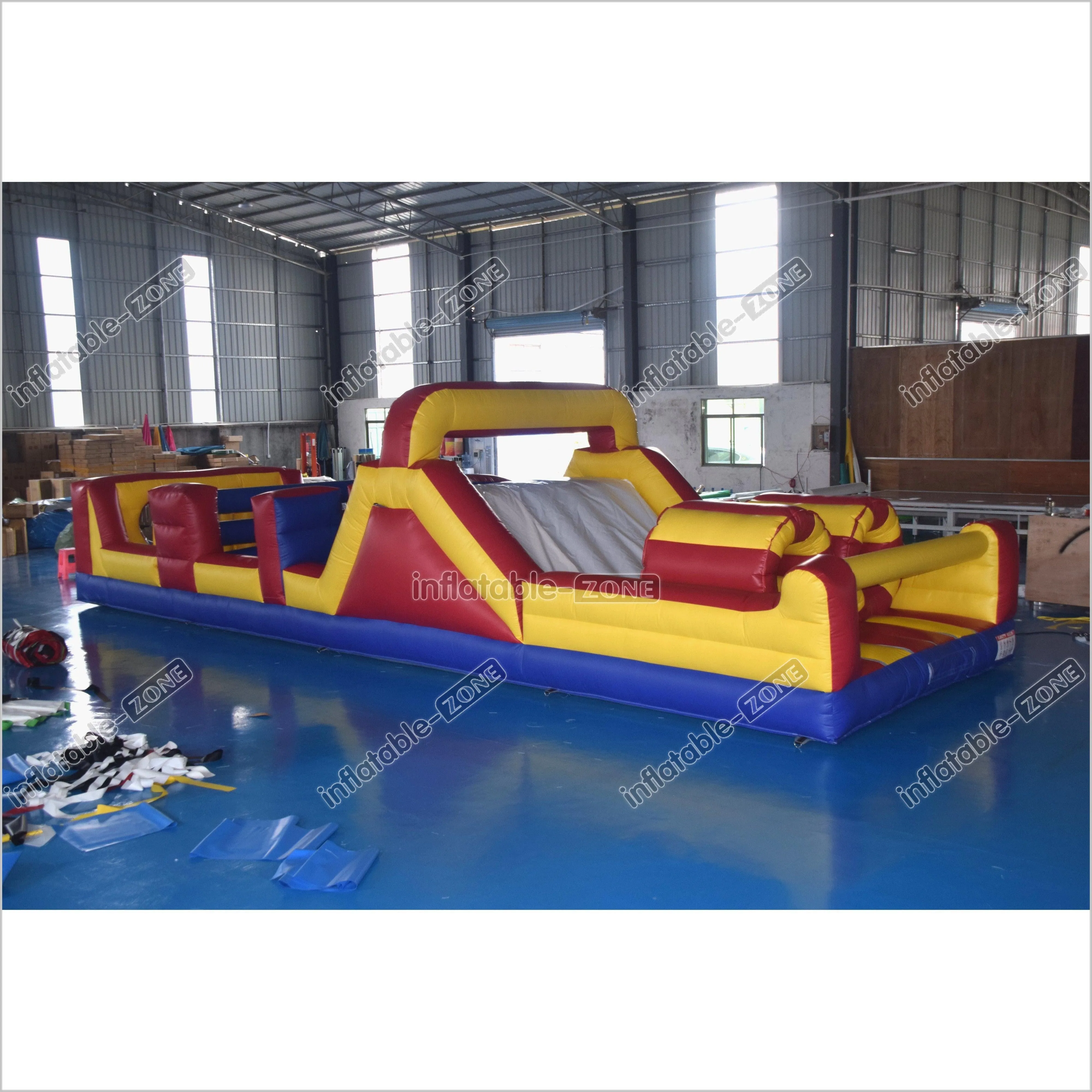 Extreme Inflatable Obstacle Course Warrior Jump Inflatable Floating Obstacle Course For Sale