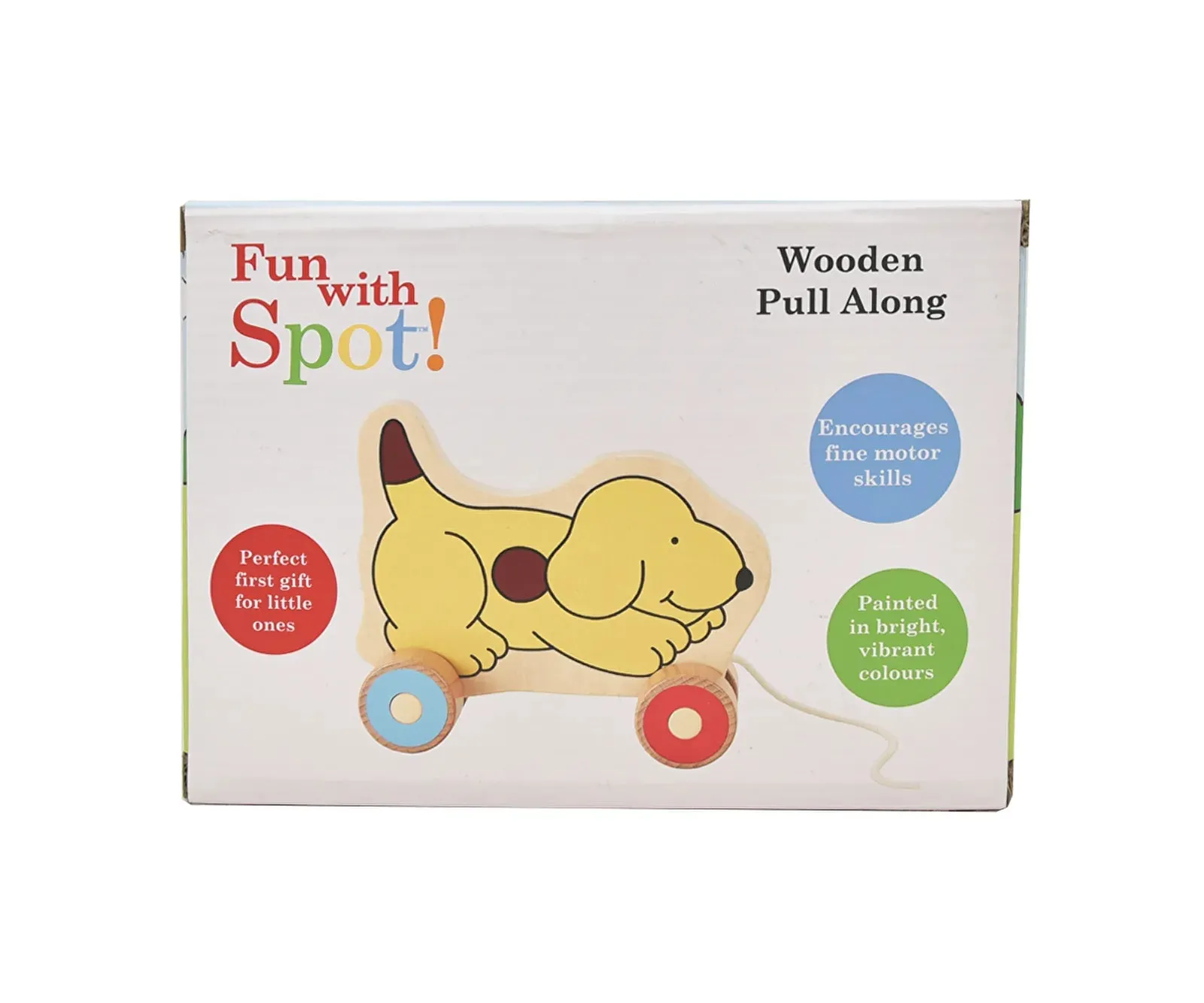 Fun with Spot Spot Wooden Pull Along Yellow