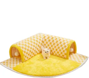 Funny Comfortable Indoor Bed Mat Cat Tunnel With Scratch Ball