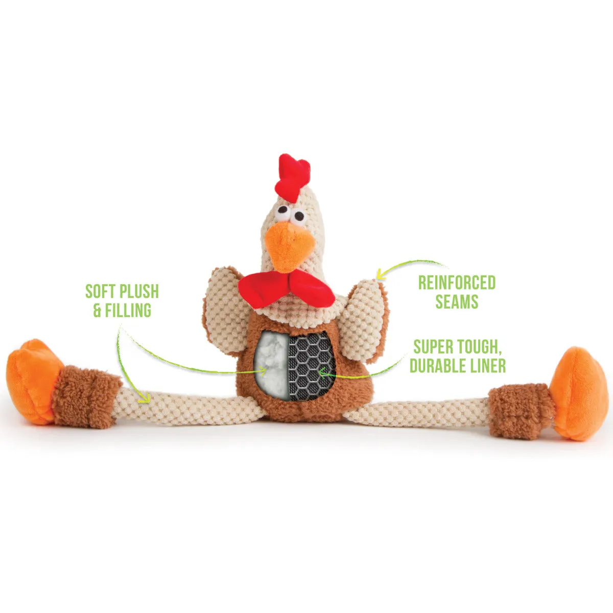 GoDog's Skinny Rooster with Chewguard