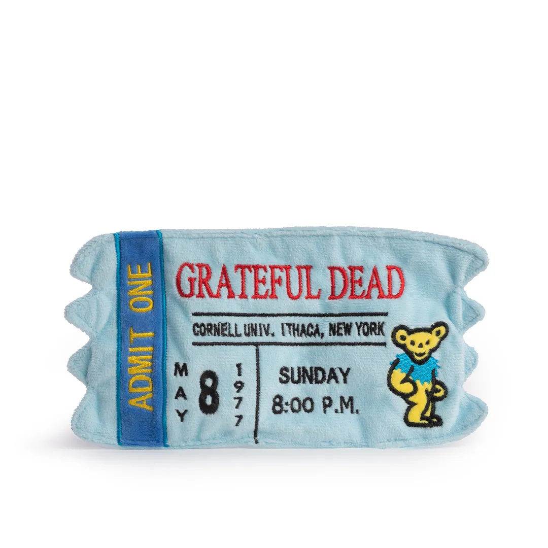 Grateful Dead Admission Ticket Dog Toy