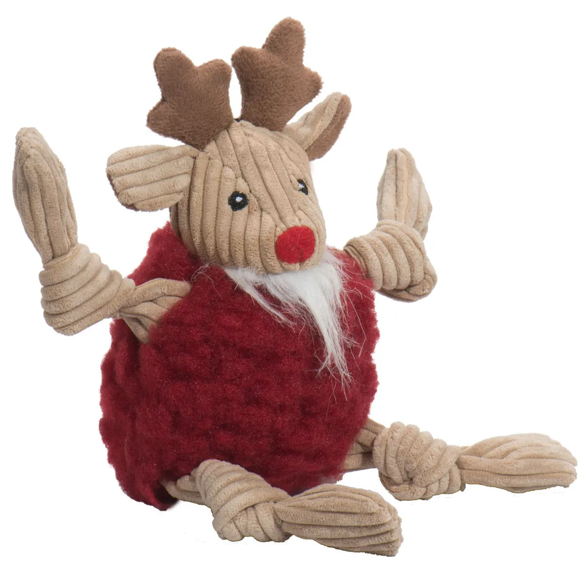 HuggleHounds Fleece Reindeer Knottie