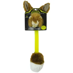 Hyper Pet Hyper Shakes Rabbit Dog Toy Brown 16" X 5"  X 3.25"