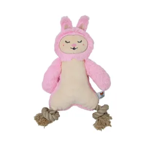 Injoya Ropelug Plush Rabbit Dog Toy 24 cm