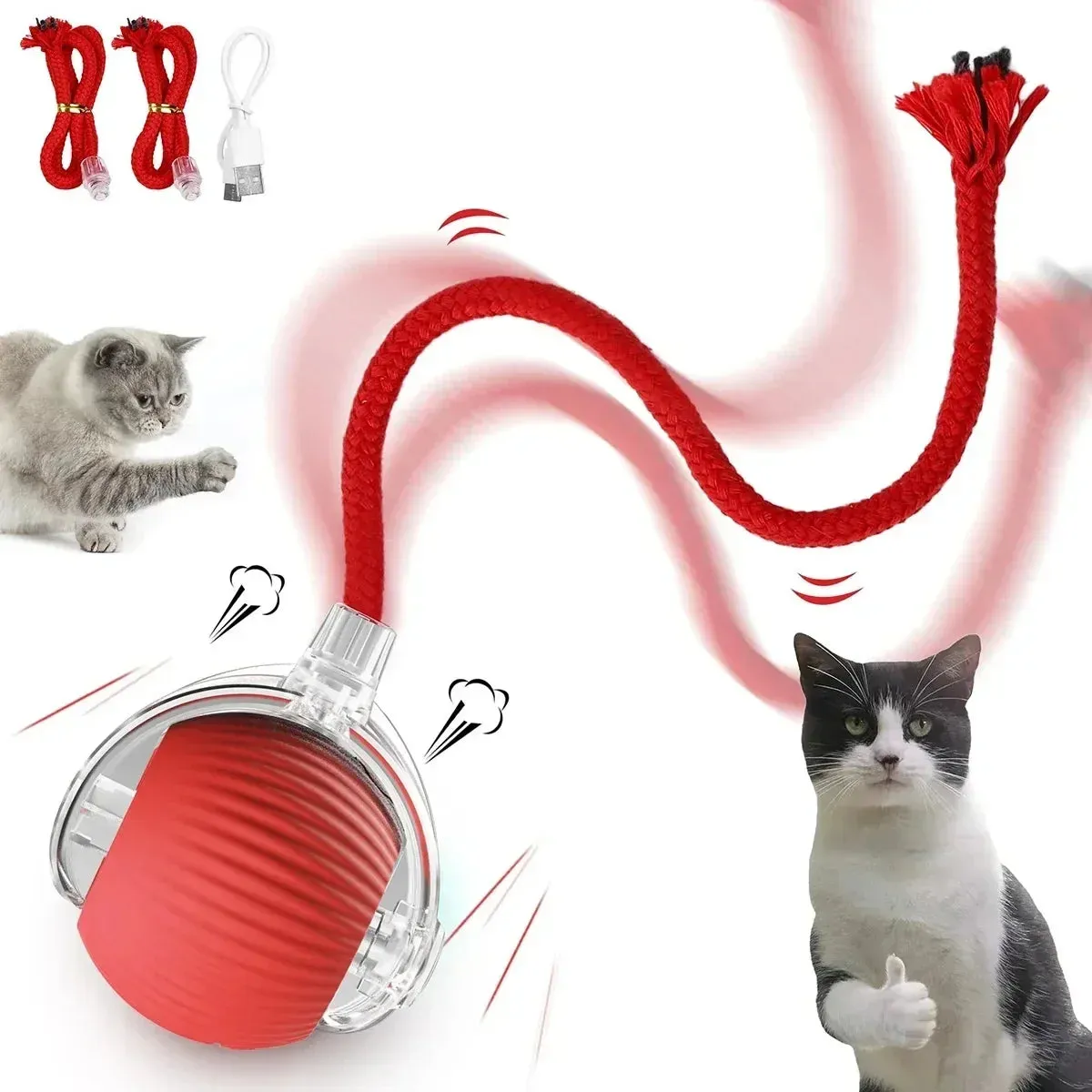 Interactive Automatic Cat Ball Toy