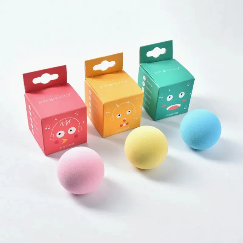 Interactive Plush Cat Toy Ball