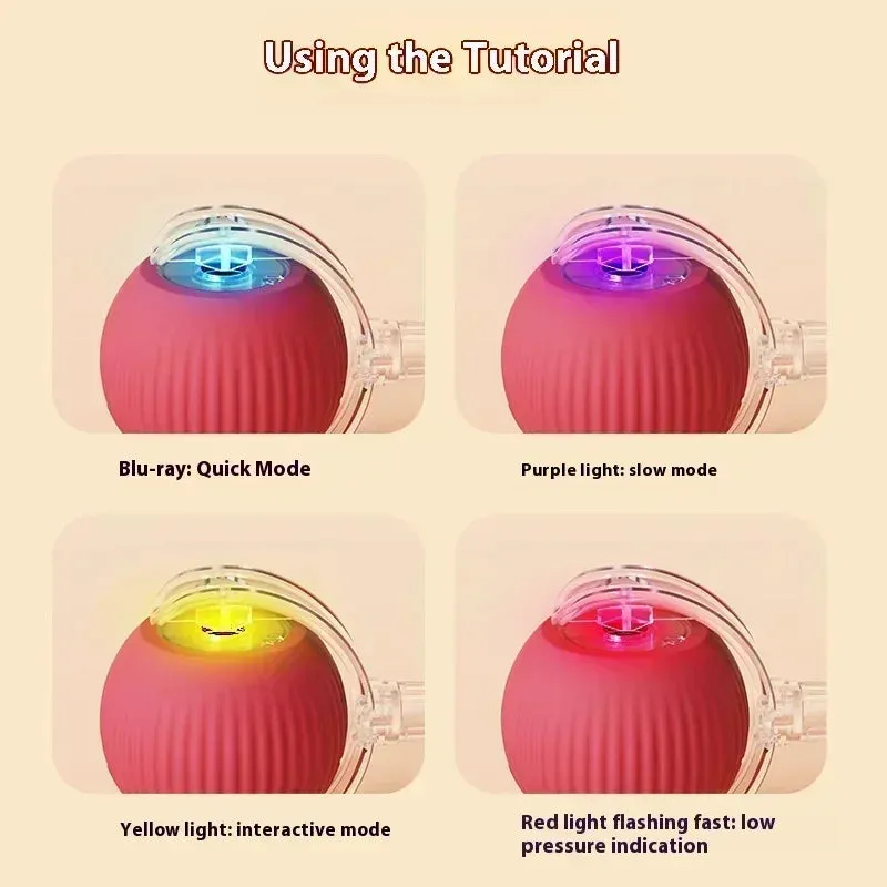 Interactive Rechargeable Cat Toy Ball