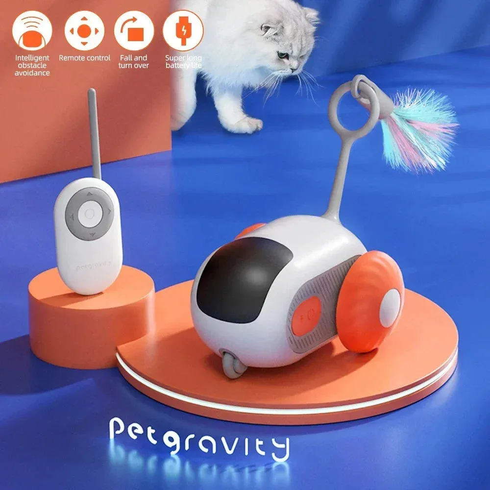 Interactive Smart Cat Toy Car