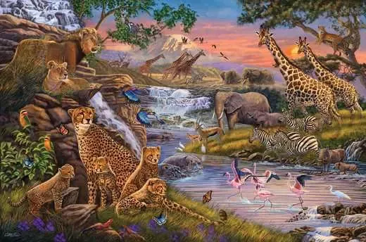 Jigsaw Puzzle Animal Kingdom - 3000 Pieces Puzzle