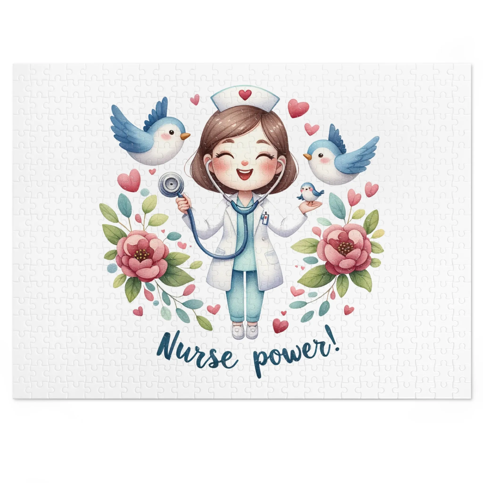 Jigsaw Puzzle, Nurse, Personalised/Non-Personalised (30, 110, 252, 500,1000-Piece)