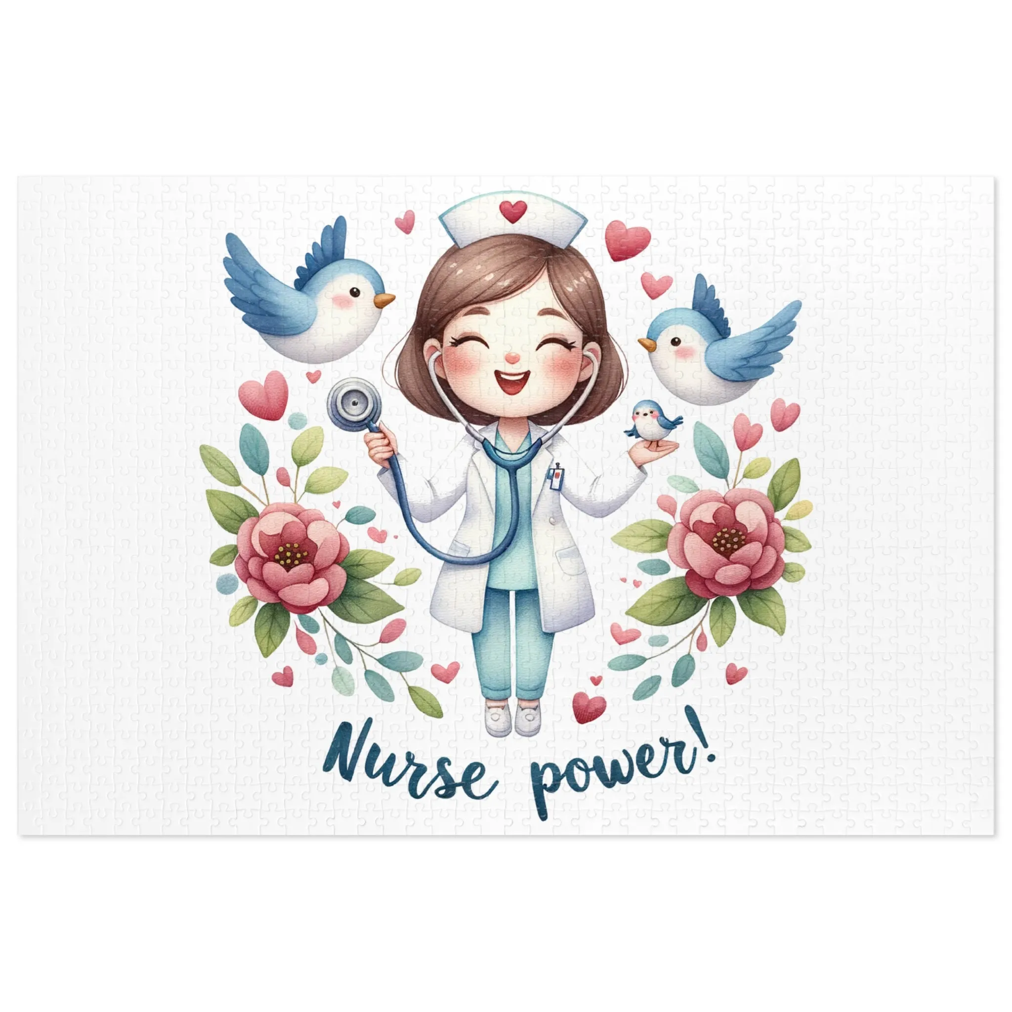 Jigsaw Puzzle, Nurse, Personalised/Non-Personalised (30, 110, 252, 500,1000-Piece)