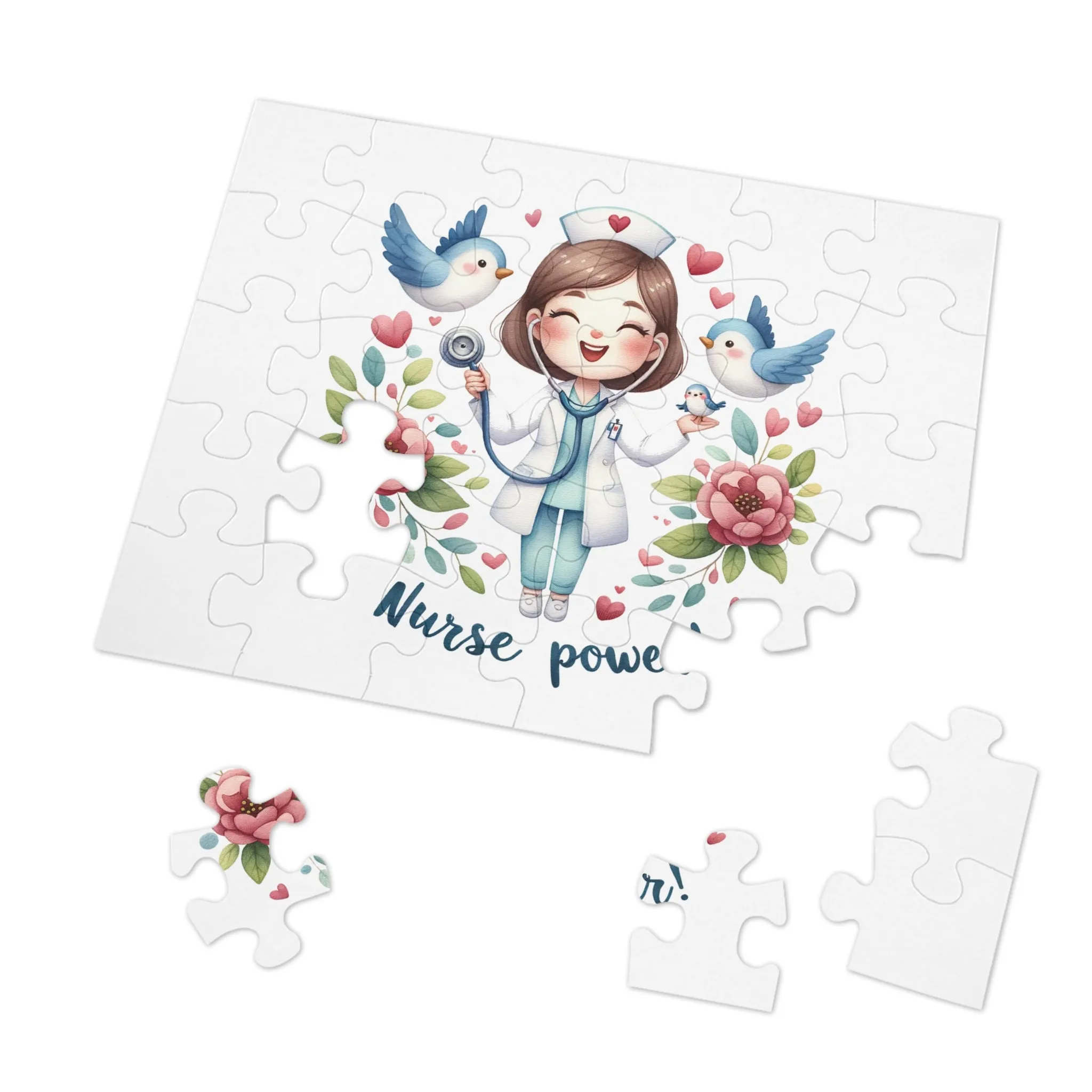 Jigsaw Puzzle, Nurse, Personalised/Non-Personalised (30, 110, 252, 500,1000-Piece)