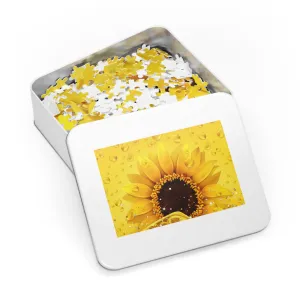 Jigsaw Puzzle, Sunflower, Personalised/Non-Personalised (30, 110, 252, 500,1000-Piece)