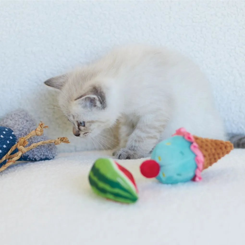 Kazoo Watermelon Wedge Cat Toy