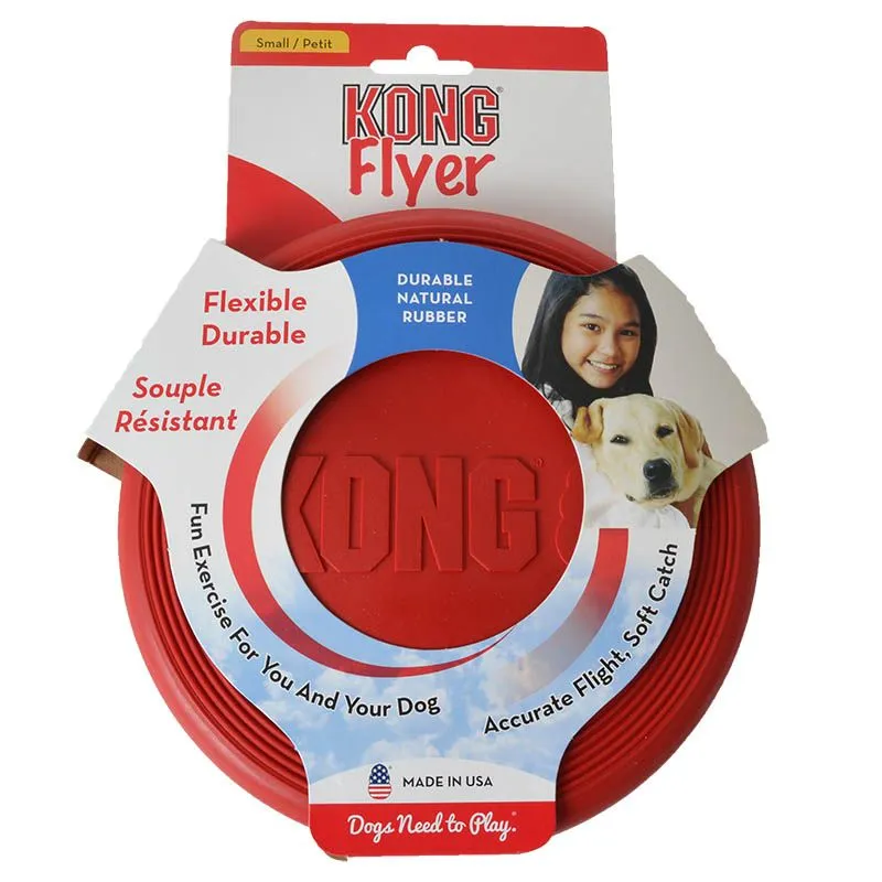 KONG Flyer Dog Disc - Frisbee  Small 6.5 Diam