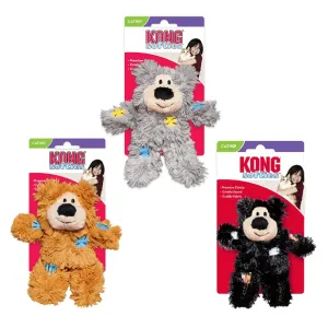 KONG Softies Patchwork Bear Catnip Cat Toy